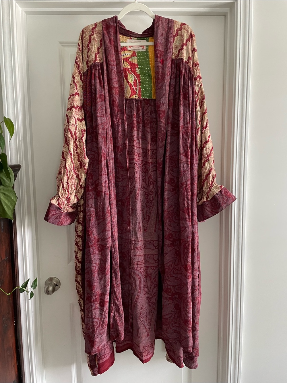 Kantha Bae utopia duster in silk